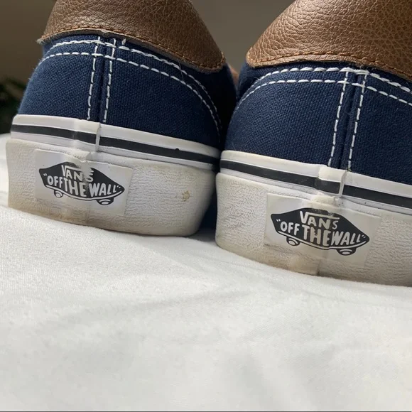 Vans women 9 men 7.5 Off The Wall Blue lace up - Picture 2 of 6